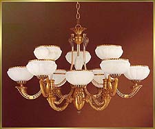 Alabaster Chandeliers Model: CM-6057-12T