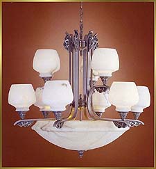 Alabaster Chandeliers Model: CM-6086-9PT