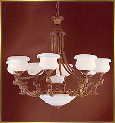 Alabaster Chandeliers Model: CM-6099-9TR