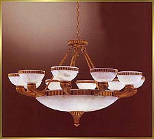 Alabaster Chandeliers Model: CM-6115-10TR