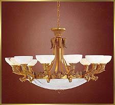 Alabaster Chandeliers Model: CM-6122-12RB