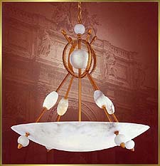 Alabaster Chandeliers Model: CM-6133-8RB