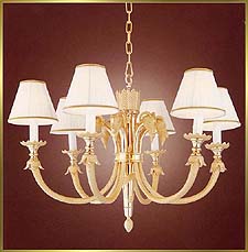 Alabaster Chandeliers Model: CM-6148-6SG