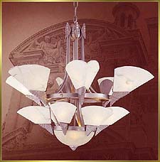 Alabaster Chandeliers Model: CM-6178-12SN