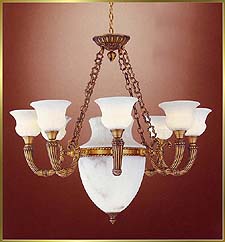 Alabaster Chandeliers Model: CM-6179-8RB