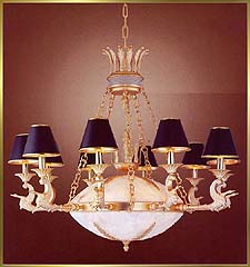 Alabaster Chandeliers Model: CM-6215-10WG