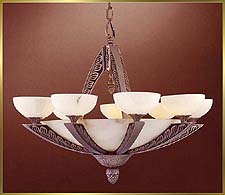 Alabaster Chandeliers Model: CM-6242-9PT