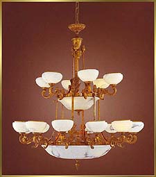 Alabaster Chandeliers Model: CM-6252-18TR