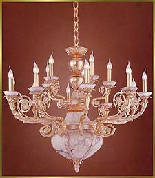 Alabaster Chandeliers Model: CM-6286-15