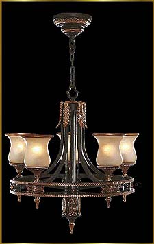 Wrought Iron Chandeliers Model: G20403-5