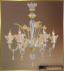 Murano Chandeliers Model: HY9901-6YL