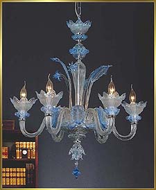 Murano Chandeliers Model: HY9903-6BU