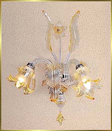 Murano Chandeliers Model: HY9940-2W-YL