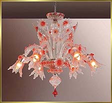 Murano Chandeliers Model: HY9950-6C-RD