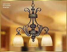 Neo Classical Chandeliers Model: KB0015-3H