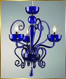 Murano Chandeliers Model: MD6002-3-BLUE