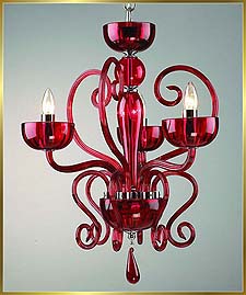 Murano Chandeliers Model: MD6002-3-RED