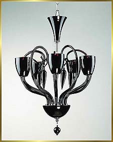 Murano Chandeliers Model: MD6004-5-BLACK