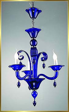 Murano Chandeliers Model: MD8002-3-BLUE