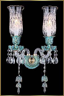 Traditional Chandeliers Model: MD88037-2-Blue 