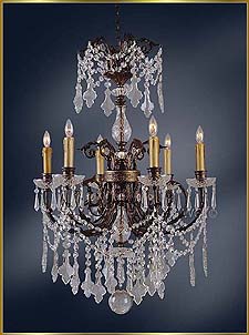 Bronze Crystal Chandelier Model: MG-2750