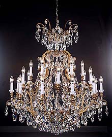 Bronze Crystal Chandelier Model: MD8092-24L