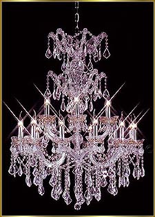 Maria Theresa Chandeliers Model: MG-5480 CH