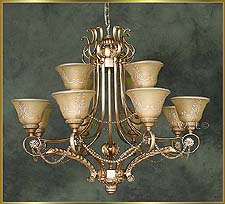 Antique Crystal Chandeliers Model: MG-9602-12H