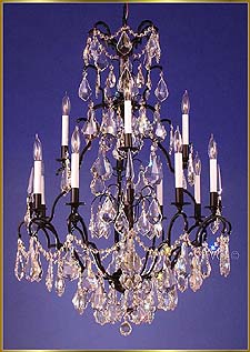 Wrought Iron Chandeliers Model: MU-8075AB