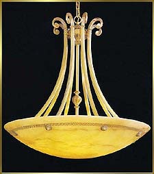 Alabaster Chandeliers Model: POS 2490 FG