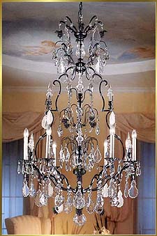 Wrought Iron Chandeliers Model: BB 3327-8