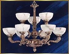 Alabaster Chandeliers Model: MU 4300A