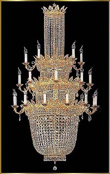 Ballroom Chandeliers Model: YU 1804